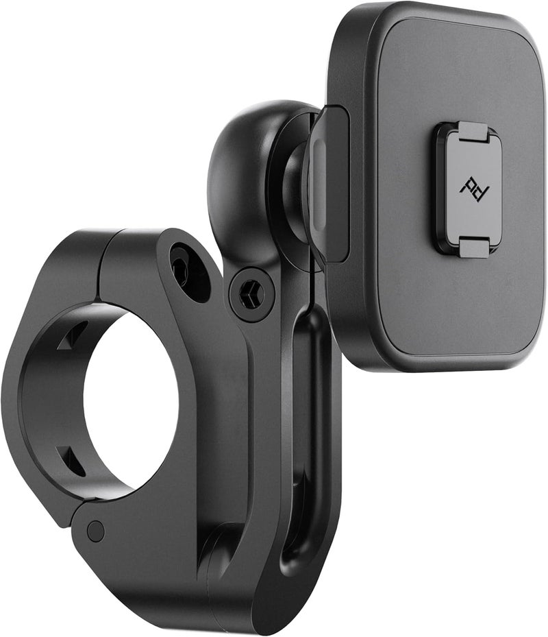 Peak Design Mobile Motorcycle Bar Phone Mount V2, Non-Charging, SlimLink Mounting Technology, Rigid Arm, Fits a Variety of Handlebars (7/8"-1.25" Diameter), Vibration Isolator, Motorcycle Phone Mount - Image 1